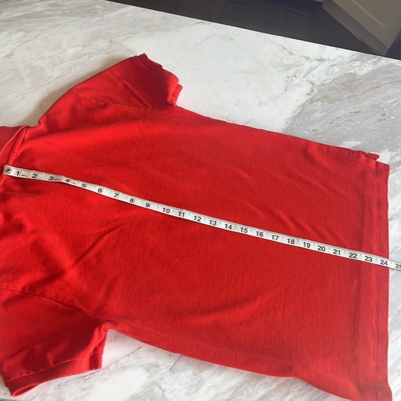 Polo Ralph Lauren Classic Piqué Slim Fit Polo Shirt in Red - Picture 7 of 8
